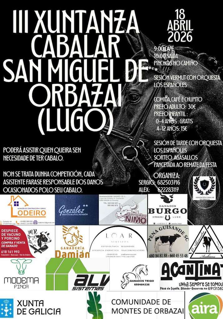 III Ruta Cabalar San Miguel de Orbazai (2026) en Lugo