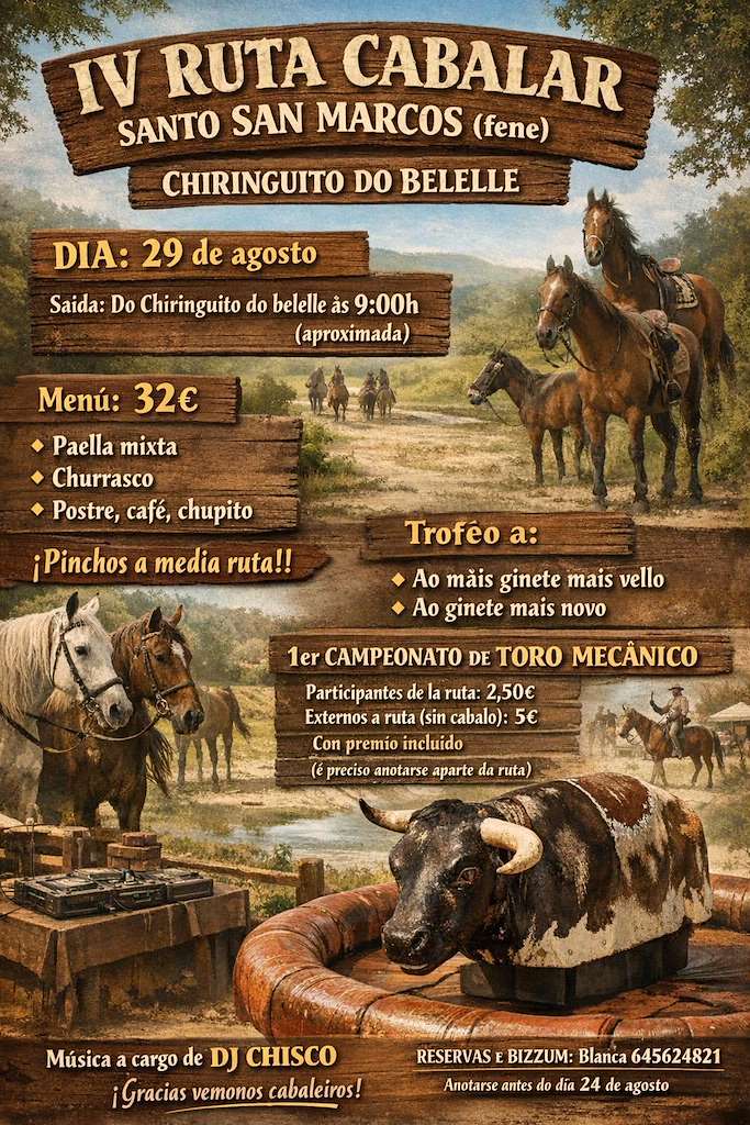 IV Ruta Cabalar Santo San Marcos (2026) en Fene