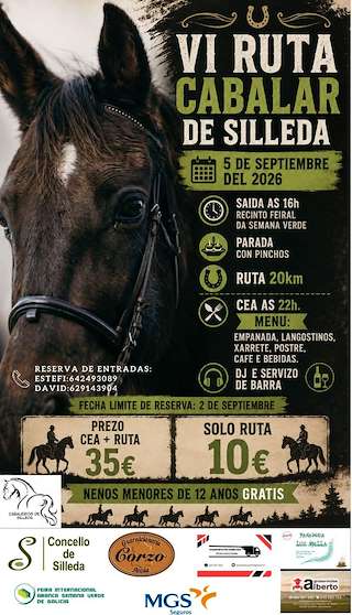 Fechas, información, programa, cartel, imágenes, mapa y ubicación de VI Ruta Cabalar (2026) en Silleda