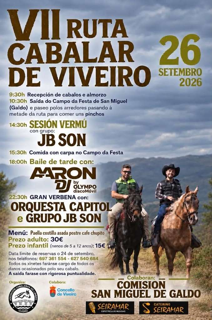 VII Ruta Cabalar (2026) en Viveiro
