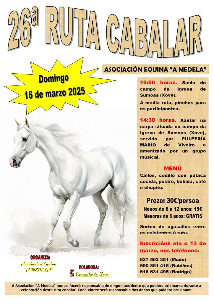 XXVI Ruta Cabalar en Xove