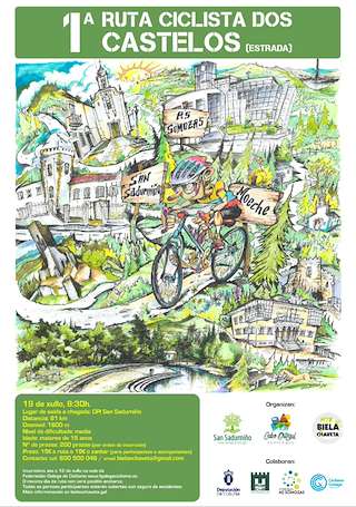 Fechas, información, programa, cartel, imágenes, mapa y ubicación de I Ruta Ciclista dos Castelos (2026)  en  San Sadurniño
