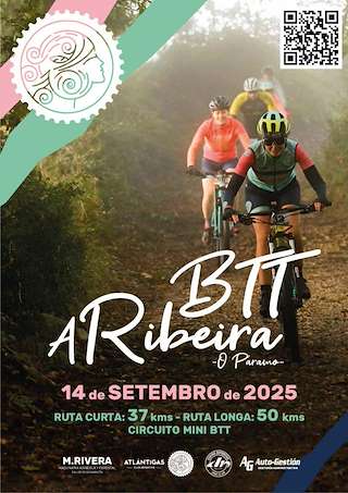 Fechas, información, programa, cartel, imágenes, mapa y ubicación de I Ruta Cicloturista BTT A  Ribeira  en  O Páramo