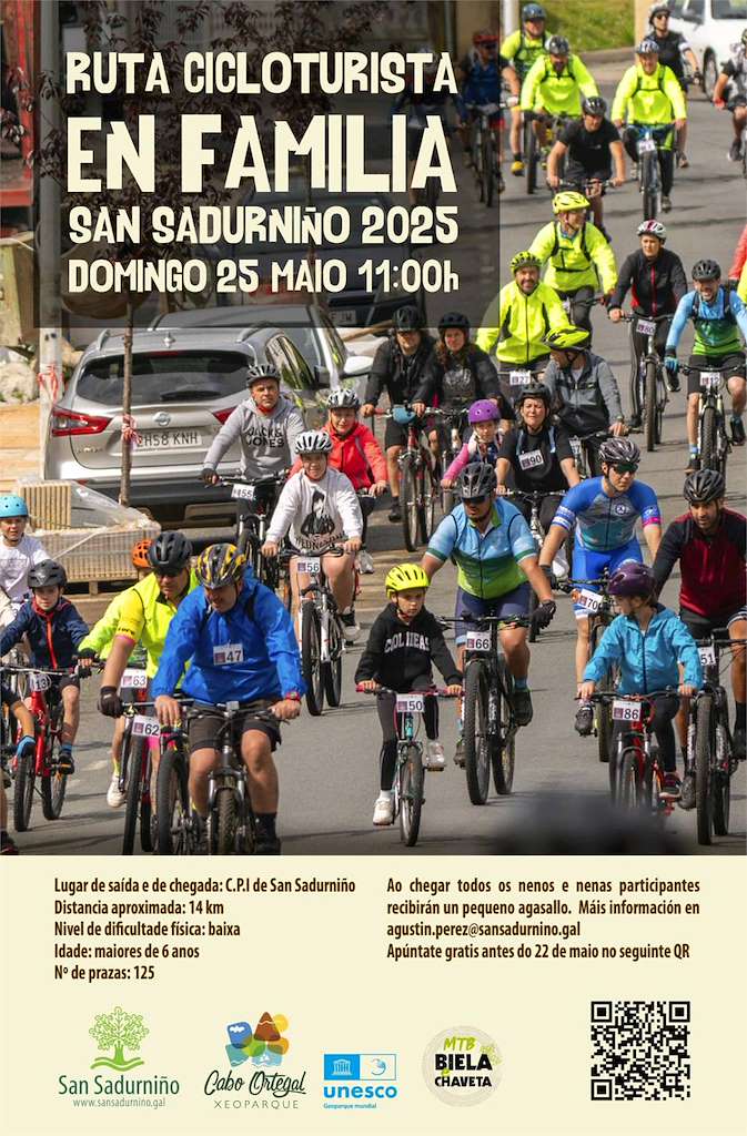 Ruta Cicloturista en Familia (2025) en San Sadurniño