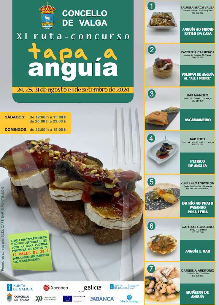 XI Ruta - Concurso Tapa a Anguía en Valga