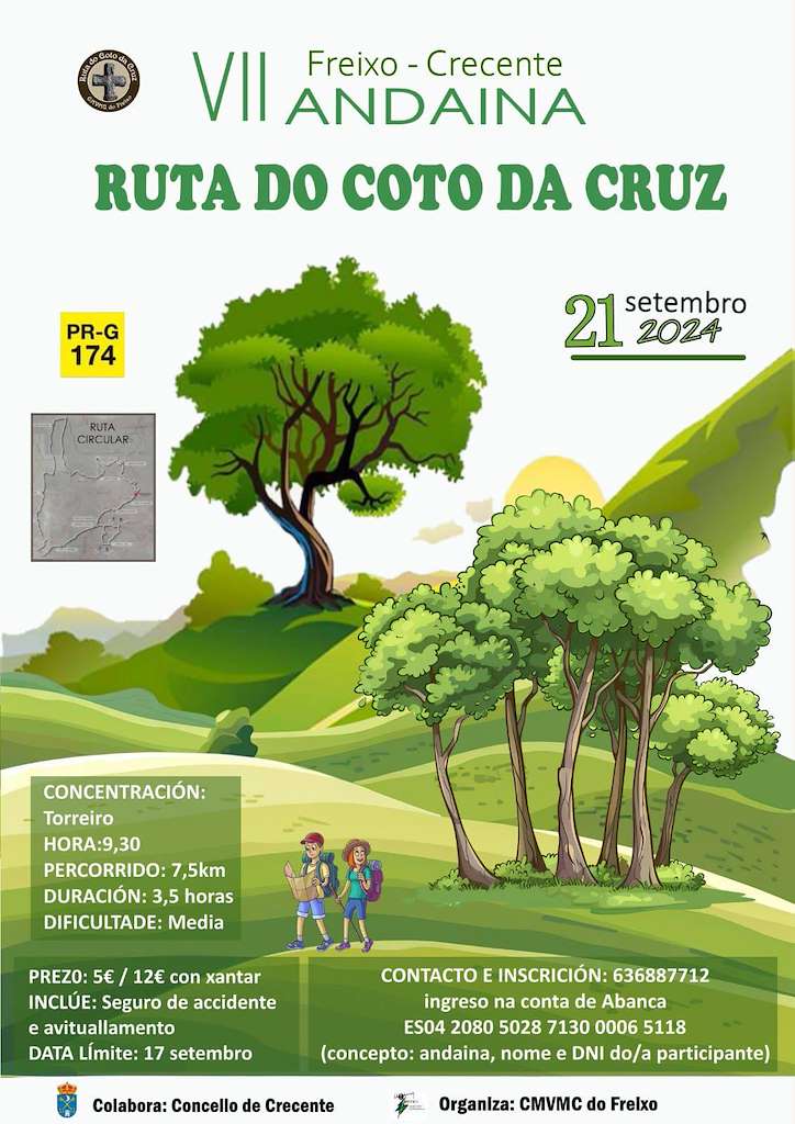 VII Ruta Coto da Cruz de Freixo en Crecente
