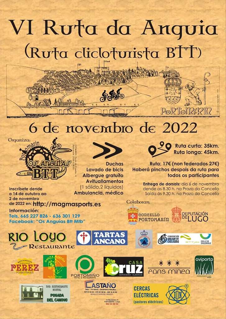 VI Ruta da Anguía en Portomarín