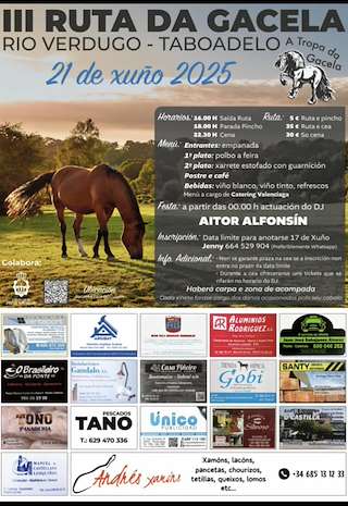 Fechas, información, programa, cartel, imágenes, mapa y ubicación de III Ruta da Gacela de Taboadelo   en  Ponte Caldelas
