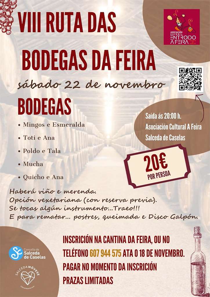 VIII Ruta das Bodegas da Feira (2025) en Salceda de Caselas