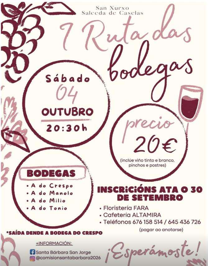 I Ruta das Bodegas de San Xurxo (2025) en Salceda de Caselas