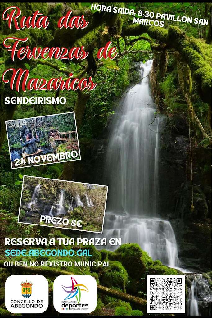 Ruta das Fervenzas de Mazaricos en Abadín