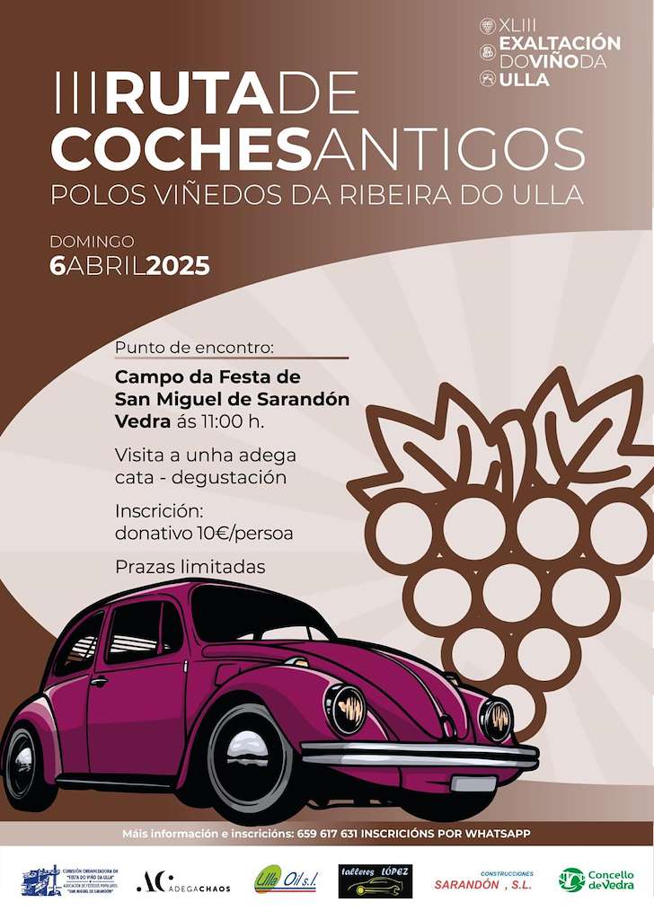 III Ruta de Coches Antigos  (2025) en Vedra