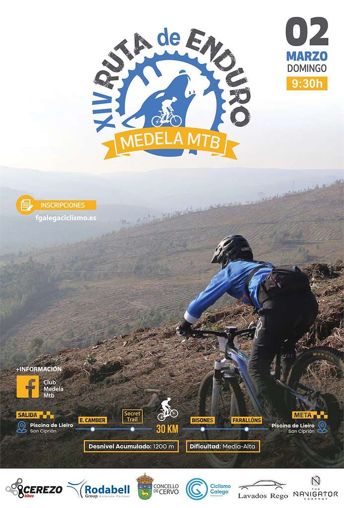 XIV Ruta de Enduro Medela MTB en Cervo