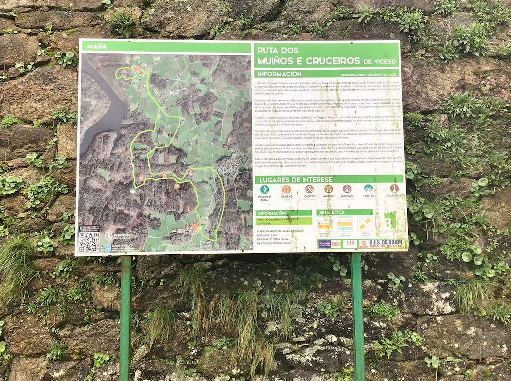 Ruta de los "Cruceiros" en Brión