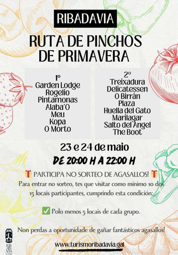 Ruta de Pinchos de Primavera  (2025) en Ribadavia