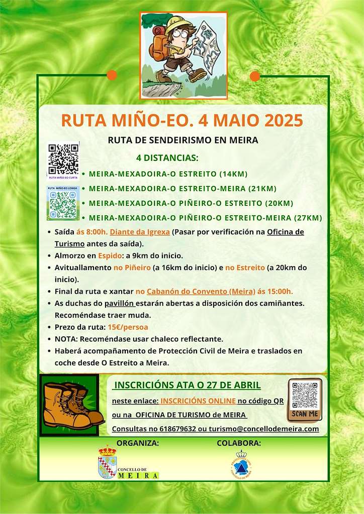 Ruta de Sendeirismo Miño-Eo  (2025) en Meira