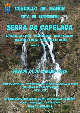 Fechas, información, programa, cartel, imágenes, mapa y ubicación de Ruta de Senderismo Serra da Capelada (2026)  en  Mañón