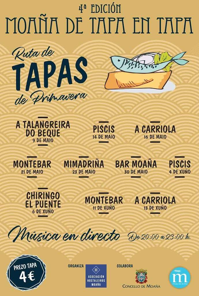 Ruta de Tapas de Primavera (2024) en Moaña