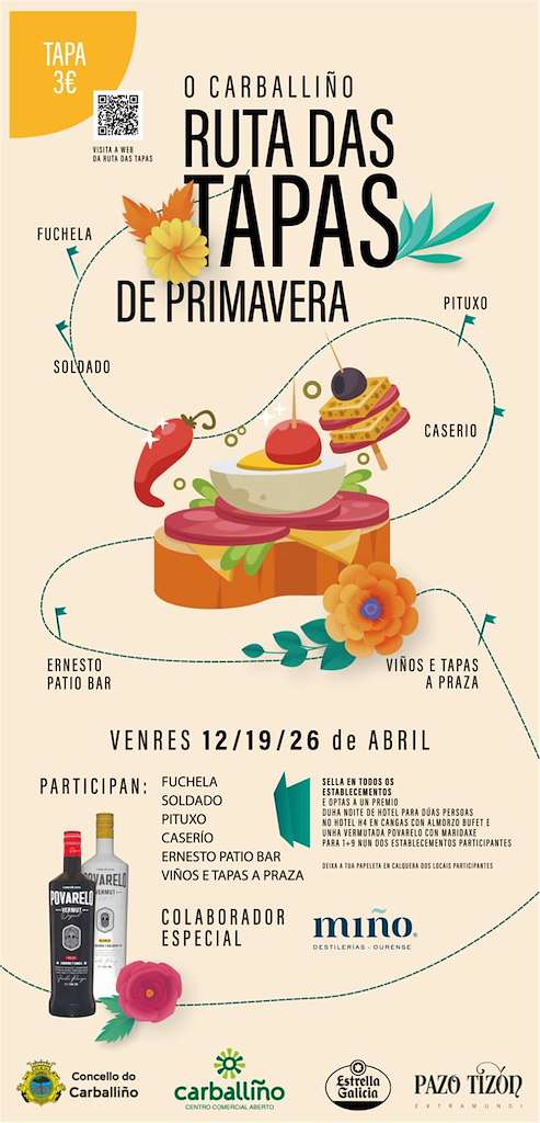 Ruta de Tapas de Primavera (2025) en O Carballiño