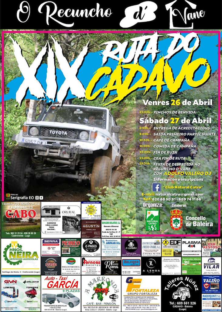 XIX Ruta do Cádavo en Baleira