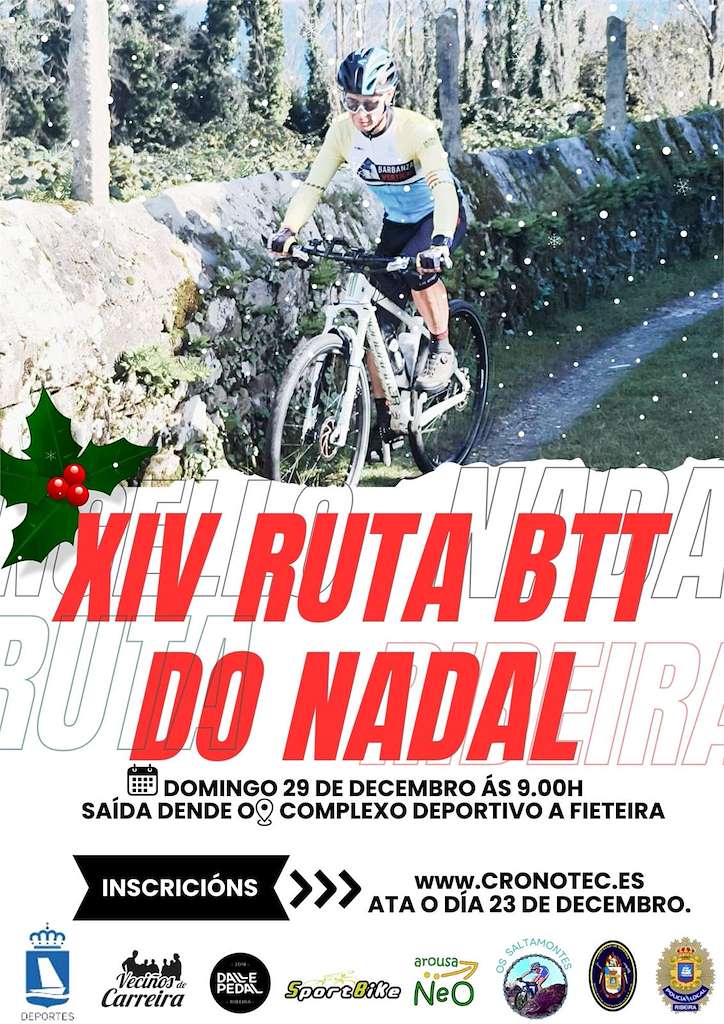 XIII Ruta do Nadal BTT en Ribeira