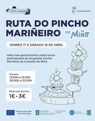 Fechas, información, programa, cartel, imágenes, mapa y ubicación de Ruta do Pincho Mariñeiro (2026) en Miño
