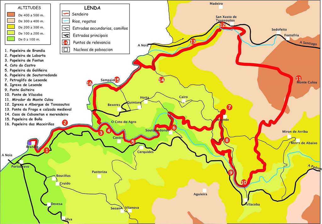 Ruta do Río Vilacoba e San Xusto en Lousame