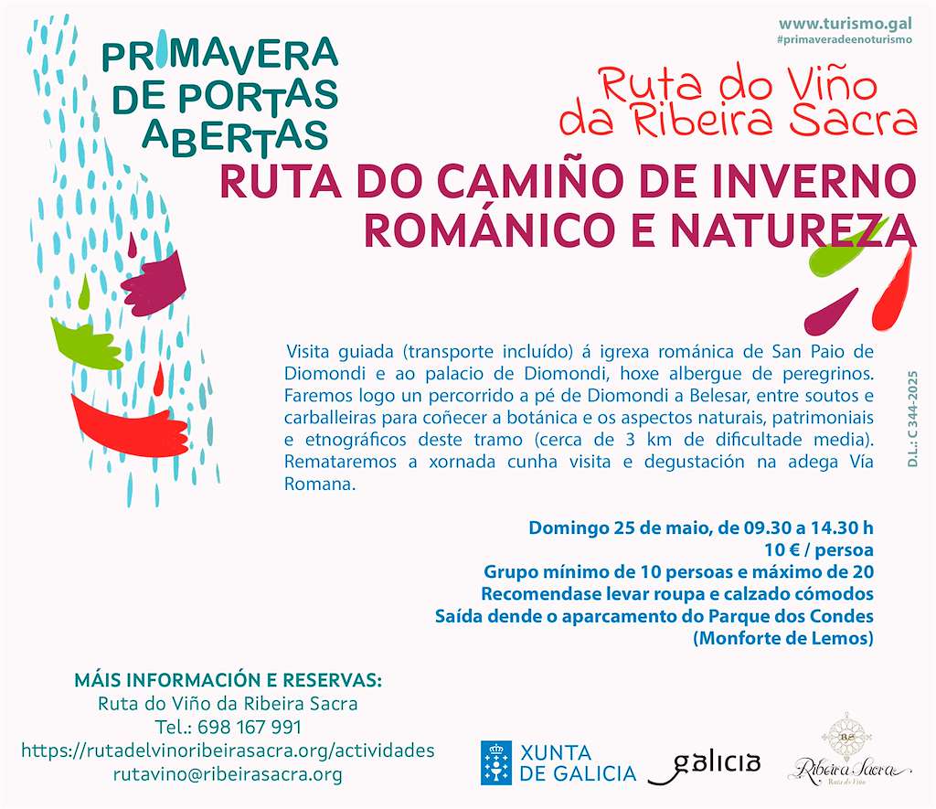 Ruta do Viño da Ribeira Sacra – Xornadas de Portas Abertas  (2025) en Monforte de Lemos
