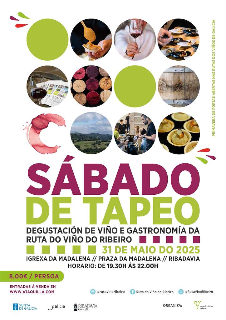 Ruta do Viño do Ribeiro – Xornadas de Portas Abertas (2025) en Ribadavia