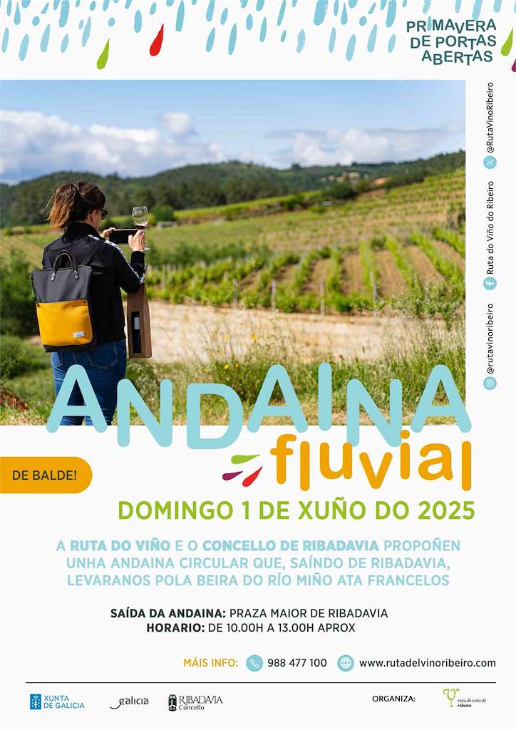 Ruta do Viño do Ribeiro – Xornadas de Portas Abertas (2025) en Ribadavia
