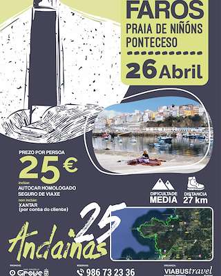 Fechas, información, programa, cartel, imágenes, mapa y ubicación de Ruta dos Faros - Niñóns a Ponteceso (Etapa 2)