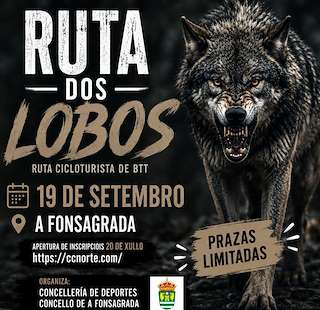 Fechas, información, programa, cartel, imágenes, mapa y ubicación de XII Ruta dos Lobos (2026) en A Fonsagrada