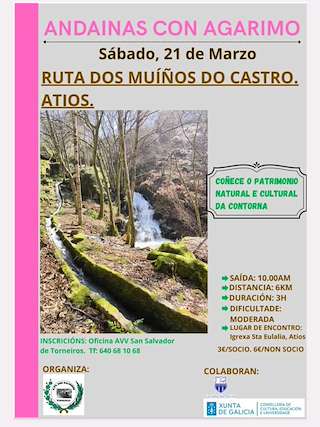 Fechas, información, programa, cartel, imágenes, mapa y ubicación de Ruta dos Muiños do Castro de Atios (2026)  en  O Porriño
