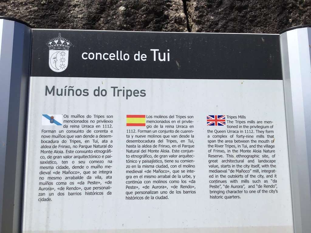 Ruta dos Muiños do Tripes en Tui