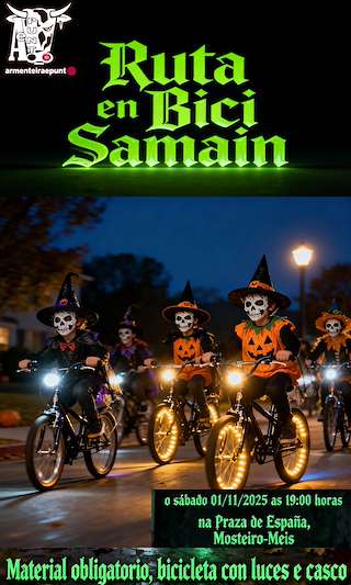 Fechas, información, programa, cartel, imágenes, mapa y ubicación de Ruta en Bici Samaín  (2025)  en  Meis