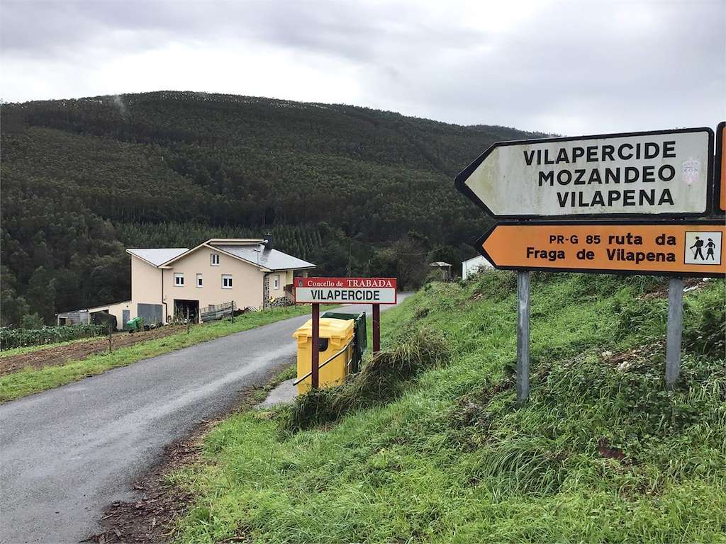 Ruta Fraga de Vilapena en Trabada