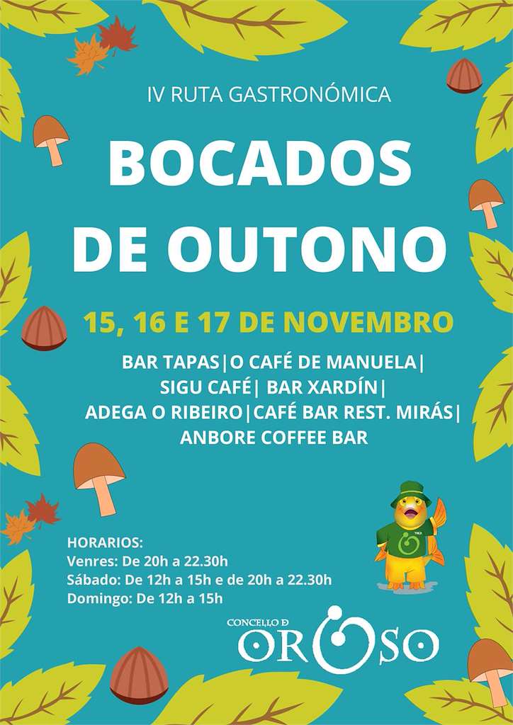 IV Ruta Gastronómica Bocados de Outono en Oroso