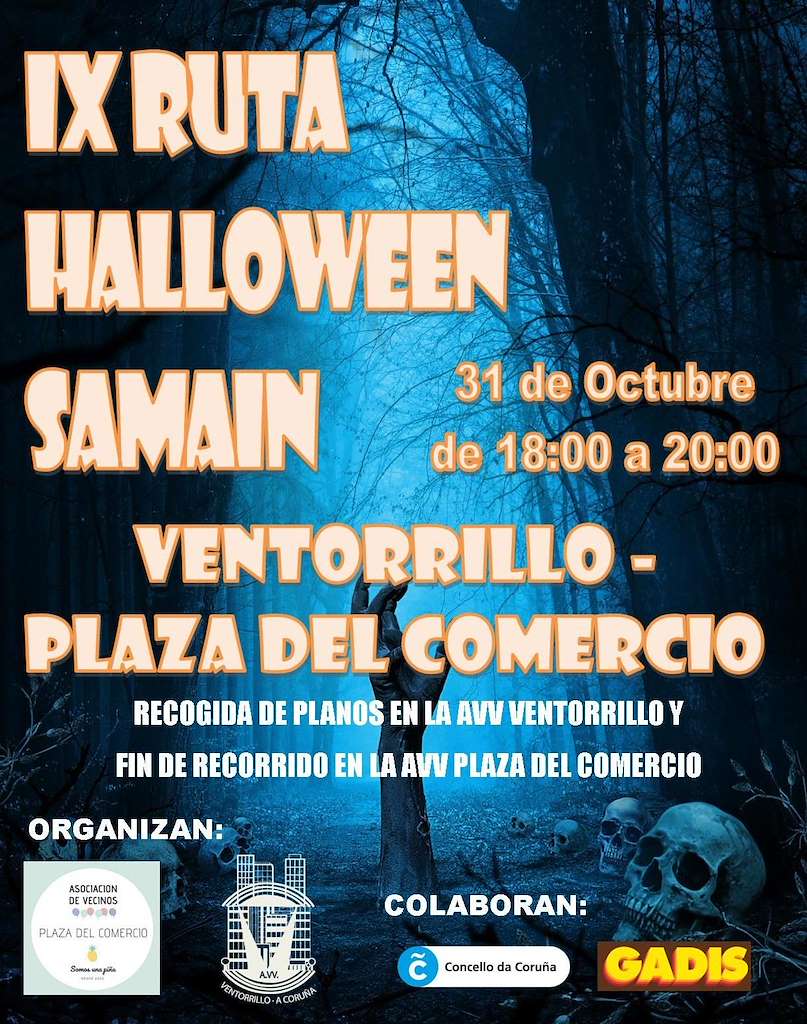 IX Ruta Halloween de Ventorrillo en A Coruña
