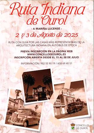 Fechas, información, programa, cartel, imágenes, mapa y ubicación de Ruta Indiana  en  Ourol