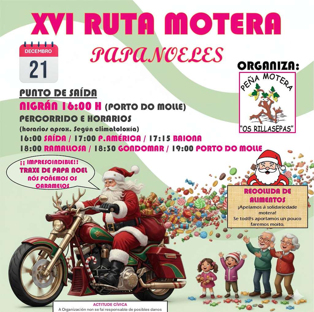 XVI Ruta Motera de Papanoeles (2025) en Nigrán