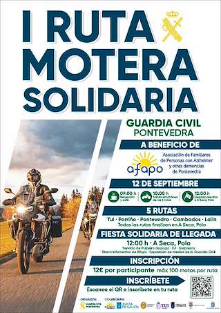 Fechas, información, programa, cartel, imágenes, mapa y ubicación de I Ruta Motera Solidaria (2026)  en  Pontevedra