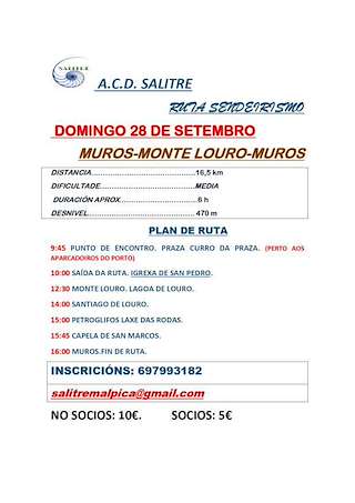 Fechas, información, programa, cartel, imágenes, mapa y ubicación de Ruta Muros-Montelouro