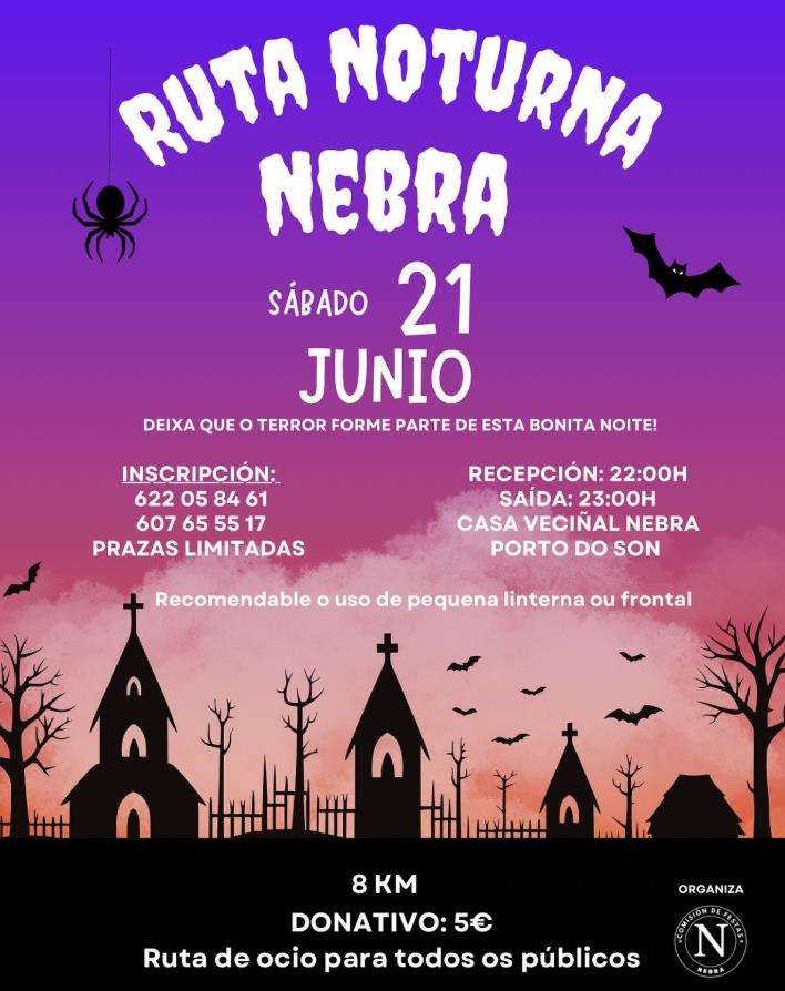 Ruta Nocturna de Nebra en O Porto do Son