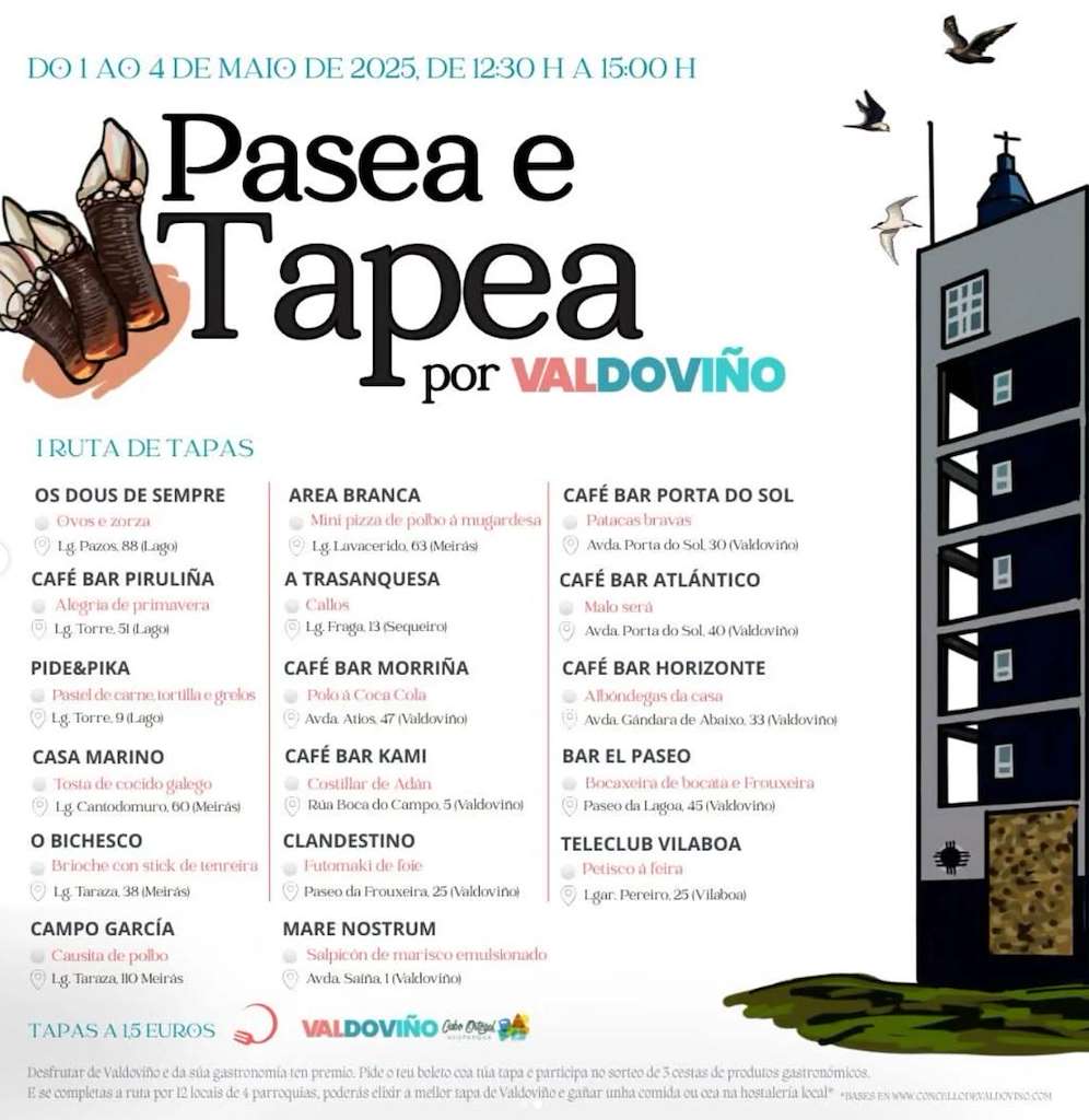 I Ruta Pasea e Tapea (2025) en Valdoviño