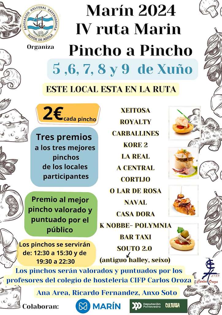 IV Ruta Pincho a Pincho en Marín