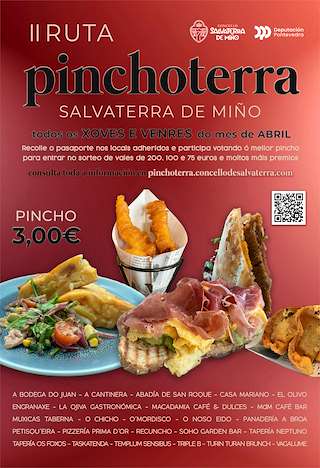 Fechas, información, programa, cartel, imágenes, mapa y ubicación de II Ruta Pinchoterra  en  Salvaterra do Miño