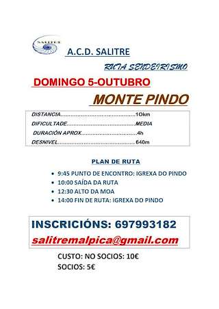 Fechas, información, programa, cartel, imágenes, mapa y ubicación de Ruta Ponte Pindo  en  Carnota