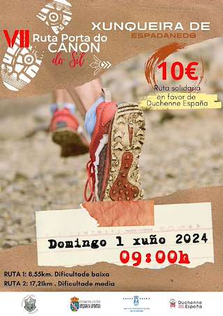 Fechas, información, programa, cartel, imágenes, mapa y ubicación de VII Ruta Porta do Canón do Sil  en  Xunqueira de Espadanedo
