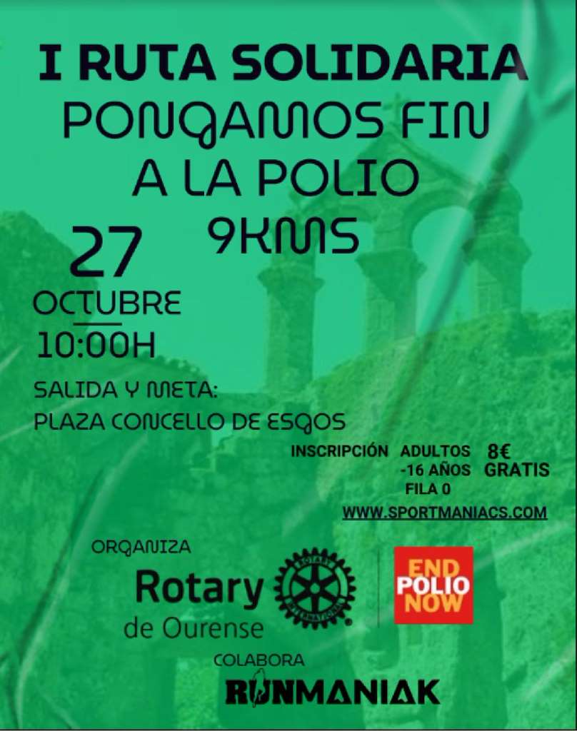 I Ruta Solidaria Pongamos Fin a la Polio en Esgos