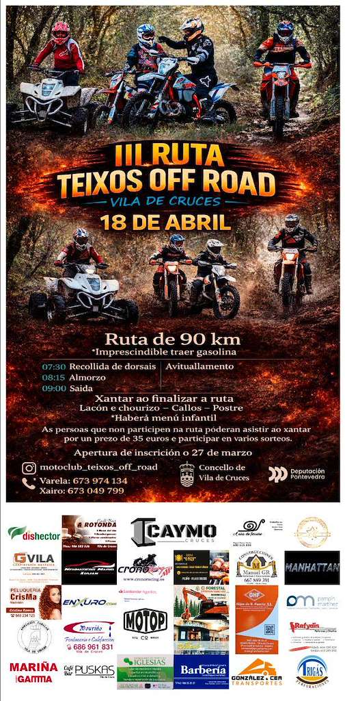 III Ruta Teixos Off Road en Vila de Cruces
